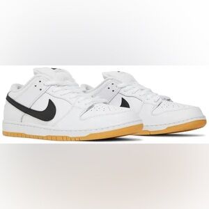 BRAND NEW - Nike SB Dunk Low Pro 
White/Black/White